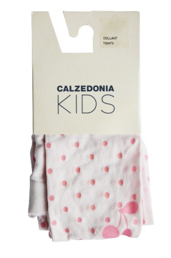 Calzedonia rajstopy dziecięce różowy poliamid rozmiar 146