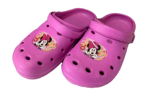BUTY OGRODOWE basen lekkie MINNIE RÓŻ *28/29