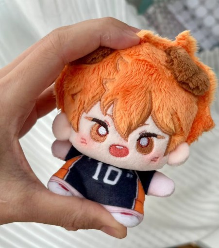 10cm Chibi Shoyo Hinata z Anime Mangi Haikyuu Pluszowy Brelok słodki mały