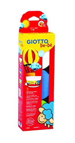 Zestaw z masą plastyczną Giotto Bebe 3x100g