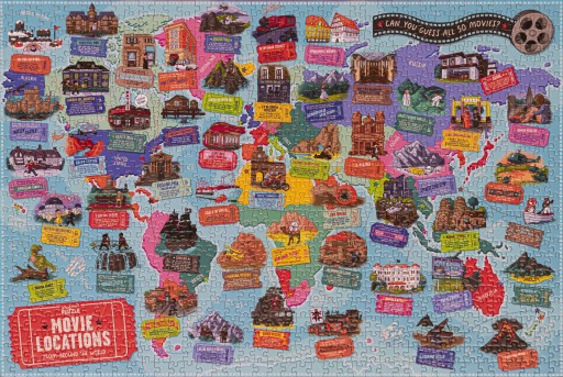 PROFESSOR PUZZLE Puzzle Lokacje Filmowe 1000 elementów