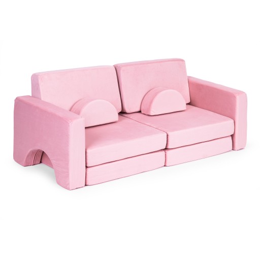 Sofa Ecotoys TMSRT-15 PINK 55 x 55 cm tkanina różowy