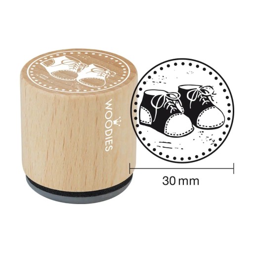 Stempel PIECZĄTKA drewniana WOODIES Buciki