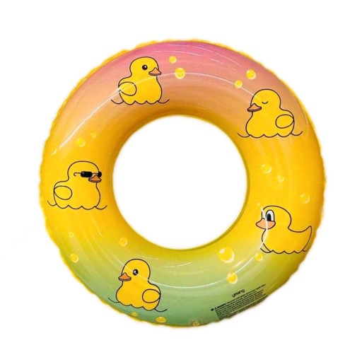 KOŁO DMUCHANE DO PŁYWANIA KACZKA 70 cm DLA DZIECI PLAŻA BASEN DUCK