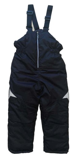 NARCIARY spodnie narciarskie ocieplane UNISEX czarne 104 (4)