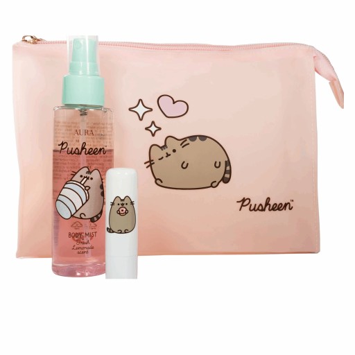 Pusheen zestaw pielęgnacyjny z mgiełką i pomadką