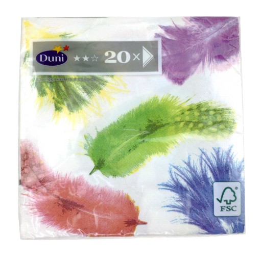 Serwetki trzywarstwowe 20 sztuk 33x33 cm DUNI FSC