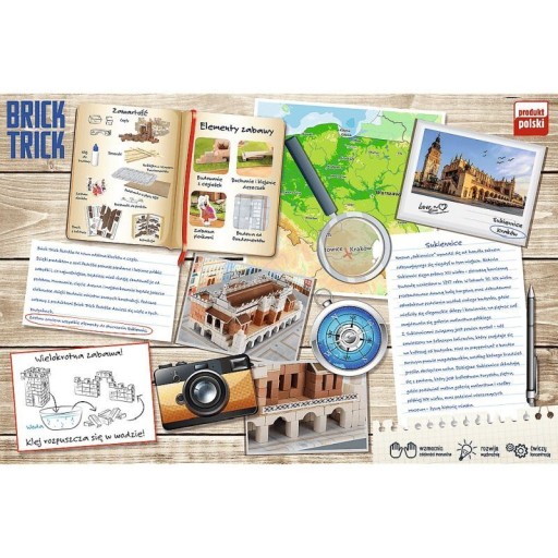 Klocki Buduj z cegły Trefl Brick Trick 61549 Sukiennice w Krakowie