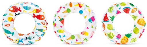 Kółko KOŁO DO PŁYWANIA plażowe LODY 51cm INTEX