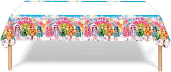 Rainbow High urodziny obrus lalki fashion impreza party bal