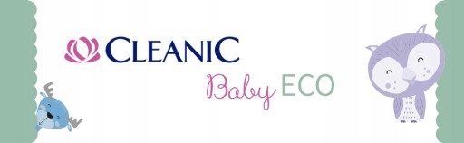 12 x Cleanic Baby ECO Pure Water chusteczki nawilżane 50 sztuk