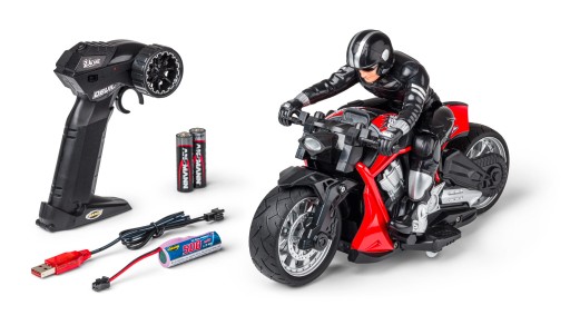 Carson 500404281 Rc Devil Bike 100% Rtr czerwony -