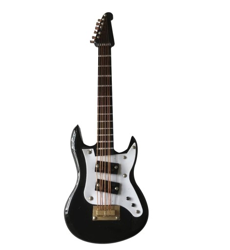MINIATURA GITARA ELEKTRYCZNA FIGURKA do domku dla lalek pokój muzyczny