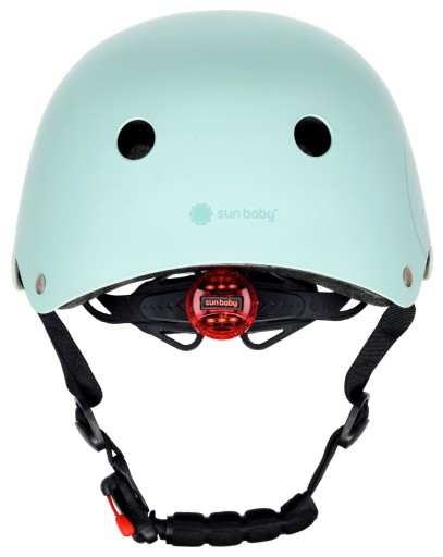 Kask rowerowy dla dzieci PERFECT FIT M 54-58 cm LEKKI lampka LED klipsy