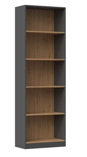 Regał Meblowapaczka 60 cm x 182 cm x 30 cm antracyt