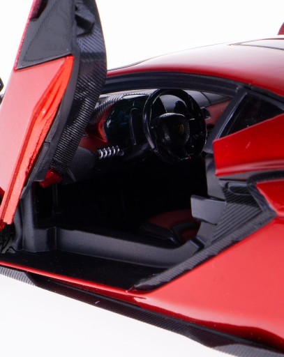 LAMBORGHINI SIAN FKP37 MODEL METAL BBURAGO 1:24 CZERWONY