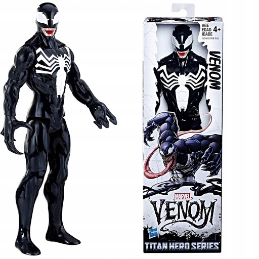 Figurka akcji Hasbro Venom ruchoma czarna 35 cm