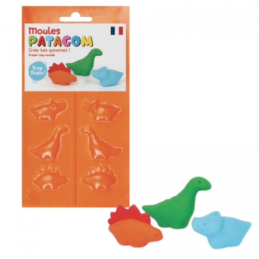 Graine Creative Foremka do tworzenia gumek Dinozaury