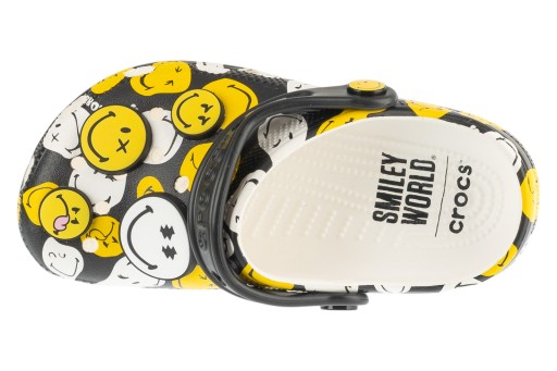 Crocs klapki dziecięce tworzywo sztuczne czarny rozmiar 37-38