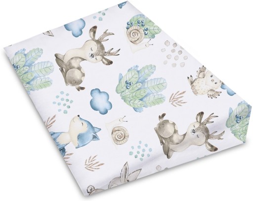 POSZEWKA NA PODUSZKĘ KLIN DO ŁÓŻECZKA 100% BAWEŁNA BABYMAM 59x37cm