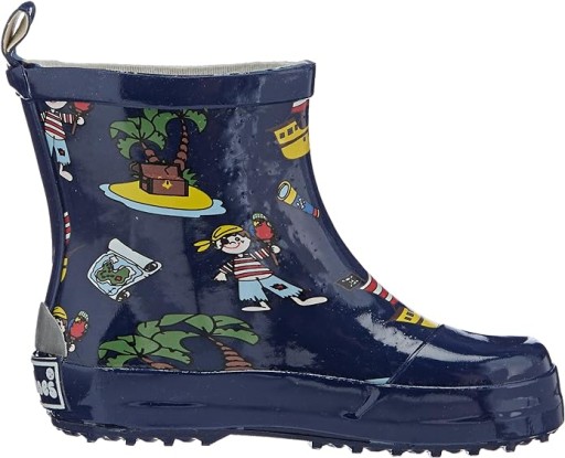 KALOSZE DZIECIĘCE GUMOWCE PLAYSHOES PIRACI KRÓTKIE R.19