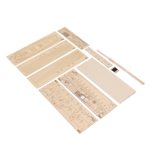 Zestaw do Składania Drewnianego Żaglowca dla Nastolatków i Dorosłych 1:130 - Model Naukowy DIY