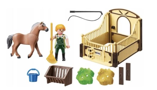 Playmobil Country 70589 Koń z Boksem.