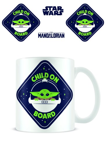 Kubek ceramiczny Mandalorian (Child on board)