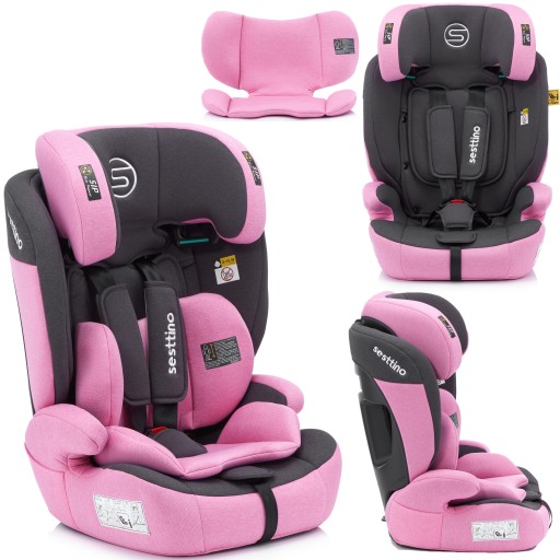 Fotelik samochodowy 76-150cm Sesttino Rocker Pro 9-36kg montaż pasem i-Size