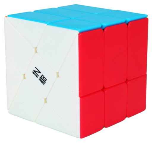 ZESTAW ORYGINALNA KOSTKA 3x3x3 Qiyi Windmill Cube 3x3 SPEED CUBE Łamigłówka