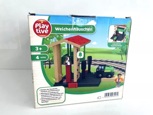 PLAYTIVE ZESTAW LOKOMOTYWA I ZWROTNICA