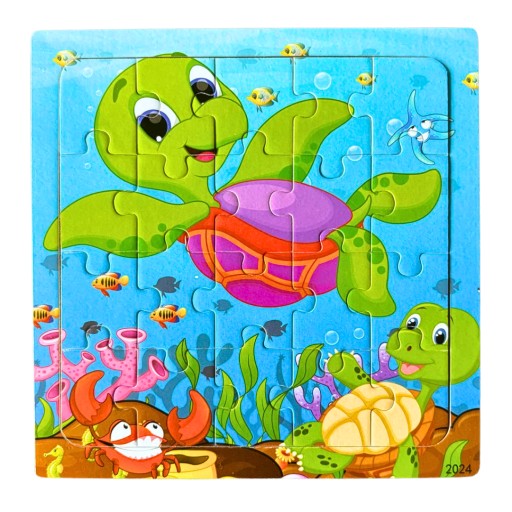 Puzzle Wood Układanka Edukacyjna Dla Dzieci Zwierzęta Puzli Drewniane
