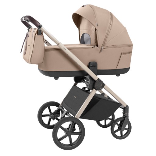 WÓZEK SPACEROWY GONDOLA + SPACERÓWKA CARRELLO VECTOR 2w1 DUŻE KOŁA 0-22 KG