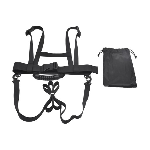 Children s Ski And Snowboard Strap, Ski Shoulder Strap, Teaching Ski Black