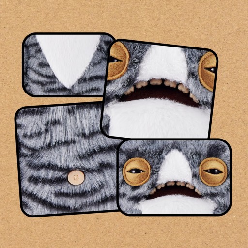 Fuggler Alley Cats Wide-Eyed pluszowy kot potwór Zuru do kolekcjonowania