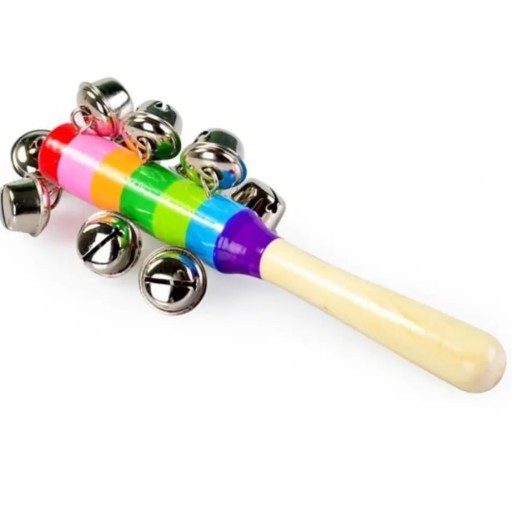 Zestaw instrumentów moo tumi drewniany 18 el. dla dzieci 3+ czerwony