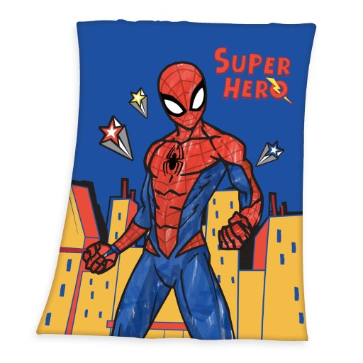 Kocyk polarowy Spiderman HERDING 130x170