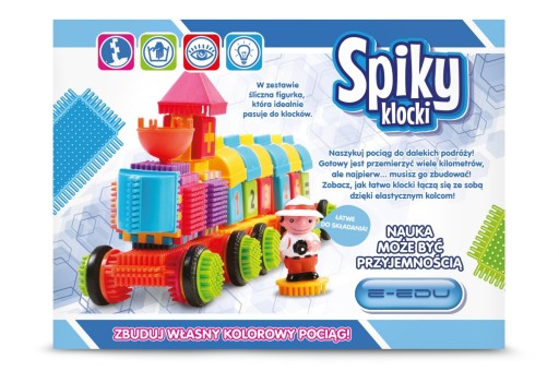 Klocki spiky pociąg 86 EL., artyk