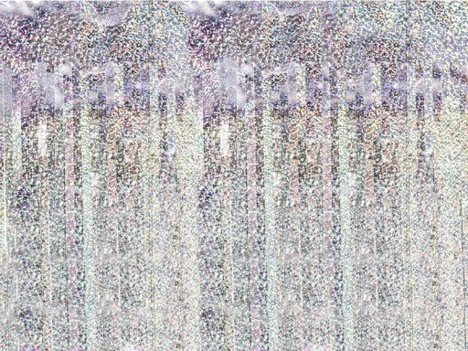 KURTYNA DEKORACYJNA SREBRNA HOLO 200cmx100cm HOLOGRAFICZNY EFEKT