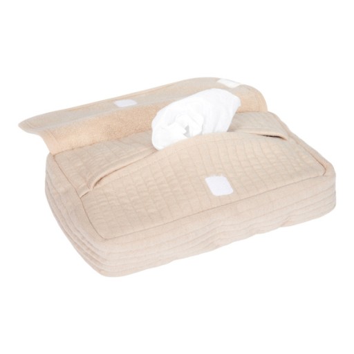 Little Dutch: pokrowiec na chusteczki Pure Beige
