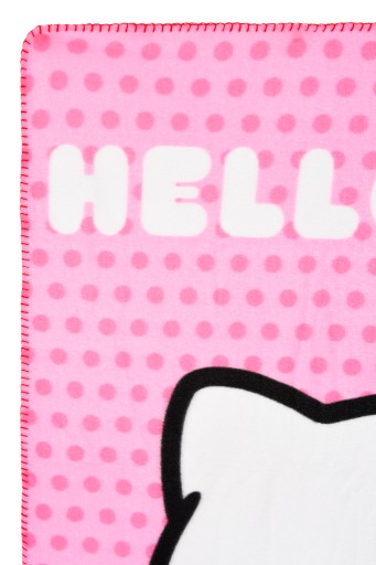 Koc kocyk polarowy HELLO KITTY Sanrio 100x150 cm dla dziewczynki