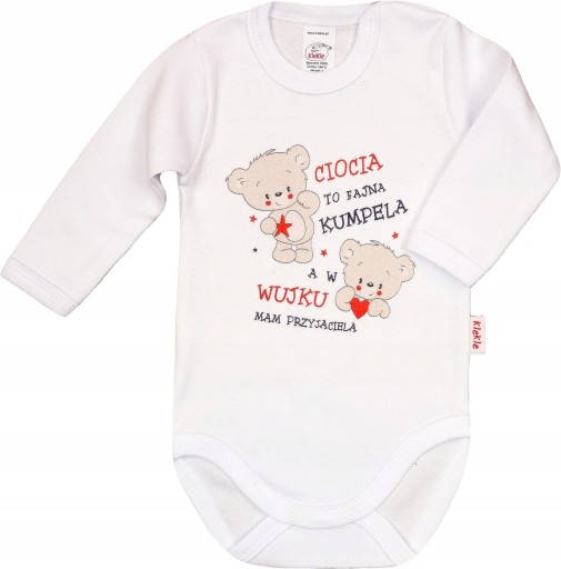 Body Nadruk CIOCIA WUJEK Beż r.86 KLEKLE