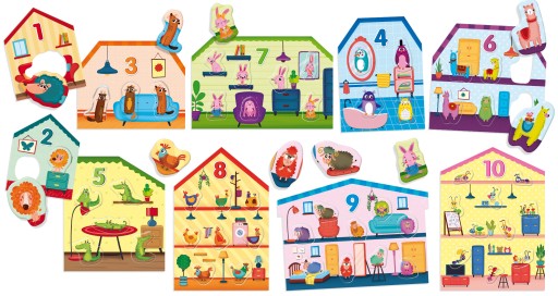 LISCIANI LIFE SKILLS DOMKI Z CYFRAMI 85859