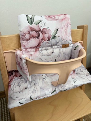 Poduszki wodoodporne do Stokke Tripp Trapp 2w1 peonie