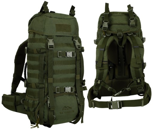Plecak wojskowy Wisport Raccoon 41-60 l zielony