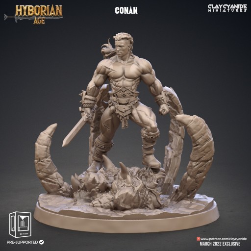 Conan Clay Cyanide Miniatures 28 mm