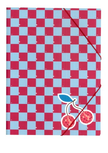 Teczka A4+ z gumką CHERRY DISCO