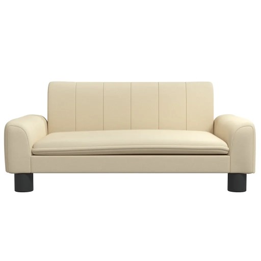 Dziecięca Sofa Komfort 70x45x30cm Kremowa