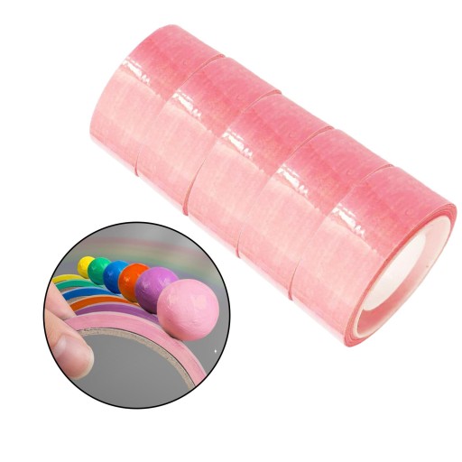 5Pcs Sticky Ball Tapes Educational Sensory Toy Creative for Home pink