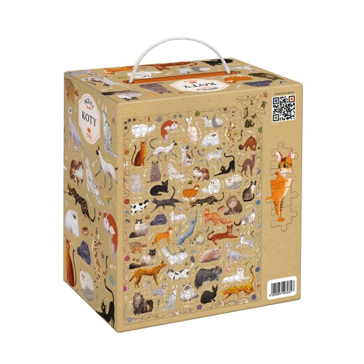 Puzzlove CzuCzu Koty. Puzzle rodzinne 1000 elementów